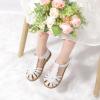imagePANDANINJIA Toddler Girls Sandals Closed Toe TStrap Kids Dress Summer Flats Sandals Cute Bow Flower Girl ShoesWhitepu