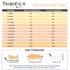 imagePANDANINJIA Molly Girls Dress Shoes Mary Jane Heels Flower Wedding Party Back to School Pump Shoes for Toddler Little KidM Red Patent