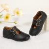 imagePANDANINJIA Toddler Girl Dress Shoes Mary Jane Flats Little Kid Flower Girl School Church ShoesBlackpu