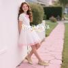 imagePANDANINJIA Girls Dress Shoes Sandals Pointed Toe Dress SandalsGold Glitter