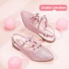 imagePANDANINJIA Girls Dress Shoes Sandals Pointed Toe Dress SandalsPink Glitter