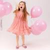 imagePANDANINJIA Flower Girl Shoes Toddler Little Kid Ballet Flats Pearls Wedding Party Mary Jane Girls Dress ShoesPink Sequin