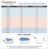 imagePANDANINJIA Sandy Girls Mary Jane School Uniform Shoes Dress Girls Flats for Toddler Little Kid Big KidNavy Pu