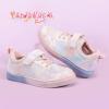 imagePANDANINJIA Girls Shoes Little Kids Toddler Sneaker with Hook and Loop Casual Party School Dream Color ShoesPink