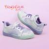 imagePANDANINJIA Girls Shoes Little Kids Toddler Sneaker with Hook and Loop Casual Party School Dream Color ShoesPurple