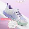 imagePANDANINJIA Girls Shoes Little Kids Toddler Sneaker with Hook and Loop Casual Party School Dream Color ShoesPurple