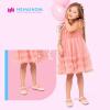 imageHehainom Toddler Girls Flats Mary Jane Flower Girl Dress Shoes School Wedding Party ShoesBeige Pu