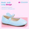 imageHehainom Toddler Girls Flats Mary Jane Flower Girl Dress Shoes School Wedding Party ShoesBluepu