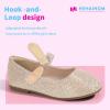 imageHehainom Toddler Girls Flats Mary Jane Flower Girl Dress Shoes School Wedding Party ShoesGold Glitter