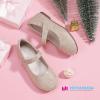 imageHehainom Toddler Girls Flats Mary Jane Flower Girl Dress Shoes School Wedding Party ShoesGold Glitter