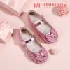 imageHehainom Toddler Girls Flats Mary Jane Flower Girl Dress Shoes School Wedding Party ShoesPink Sequin