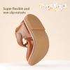 image:imagePANDANINJIA Toddler Girl Dress Shoes Mary Jane Ballet Flats TStrap Classic Girls Party Wedding School Uniform ShoesBrownpu