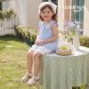 image:imagePANDANINJIA Toddler Sandals Closed Toe Flat Girls Sandals Little Kids TStrap Summer Dress Shoes Party Wedding Flower Girl ShoesNude Pu