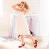 image:imagePANDANINJIA Christy Girls Heels Dress Shoes Mary Jane Rhinestone Bows Pumps Low Heel Princess Flower Wedding Party for Toddler Little KidRedglitter