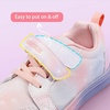 image:imagePANDANINJIA Girls Shoes Little Kids Toddler Sneakers with Hook and Loop Casual Party School Walking Footwear ShoesPink