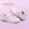 image:imagePANDANINJIA Girls Shoes Little Kids Toddler Sneakers with Hook and Loop Casual Party School Walking Footwear ShoesPink