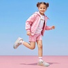 image:imagePANDANINJIA Girls Shoes Little Kids Toddler Sneakers with Hook and Loop Casual Party School Walking Footwear ShoesRainbow