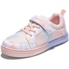 image:imagePANDANINJIA Girls Shoes Little Kids Toddler Sneakers with Hook and Loop Casual Party School Walking Footwear ShoesPink