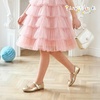 image:imagePANDANINJIA Girls Dress Shoes Toddler Flower Bows Mary Jane Ballet Flats  Roomy Square Toe Adjustable Hook and Loop Breathable Insole Non Slip Sole Princess Wedding Party SchoolGoldpu