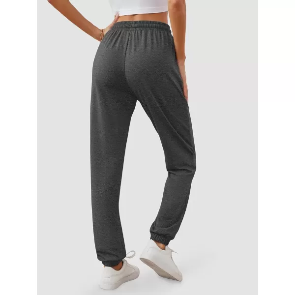 imageATHMILE Baggy Sweatpants for Women with PocketsLounge Womens Pajams PantsWomens Running Joggers Fall Clothes Outfits 2024Balck Grey
