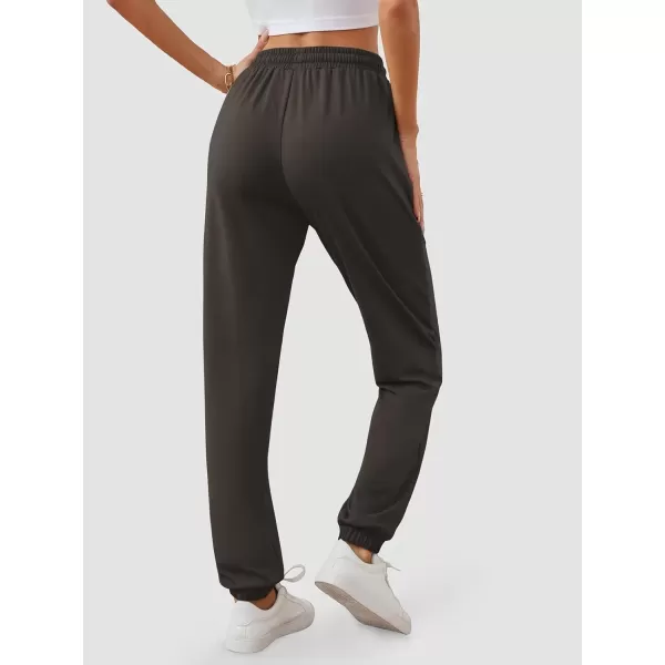 imageATHMILE Baggy Sweatpants for Women with PocketsLounge Womens Pajams PantsWomens Running Joggers Fall Clothes Outfits 2024Coffee