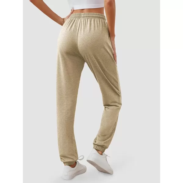 imageATHMILE Baggy Sweatpants for Women with PocketsLounge Womens Pajams PantsWomens Running Joggers Fall Clothes Outfits 2024Camel