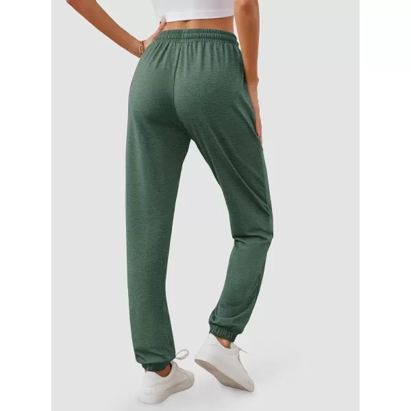 imageATHMILE Baggy Sweatpants for Women with PocketsLounge Womens Pajams PantsWomens Running Joggers Fall Clothes Outfits 2024Green