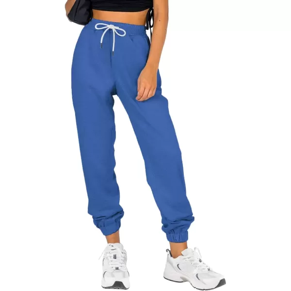 imageATHMILE Sweatpants Women Baggy Joggers Workout Loose Lounge Lightweight Comfy Sweat High Waisted Athletic PantsLakeblue