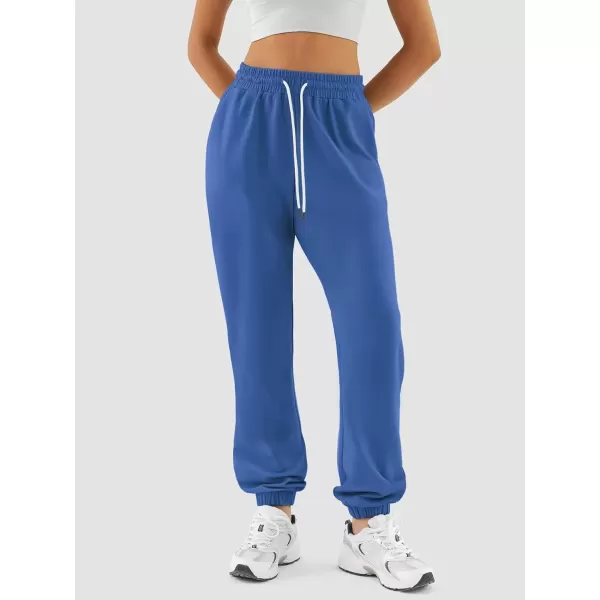 imageATHMILE Sweatpants Women Baggy Joggers Workout Loose Lounge Lightweight Comfy Sweat High Waisted Athletic PantsLakeblue
