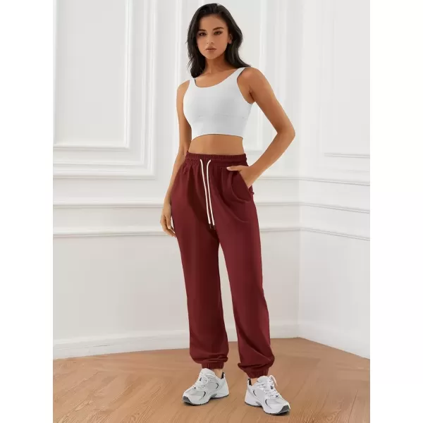 imageATHMILE Sweatpants Women Baggy Joggers Workout Loose Lounge Lightweight Comfy Sweat High Waisted Athletic PantsWinered