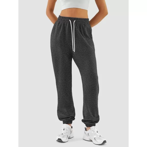 imageATHMILE Sweatpants Women Baggy Joggers Workout Loose Lounge Lightweight Comfy Sweat High Waisted Athletic PantsBlack Grey