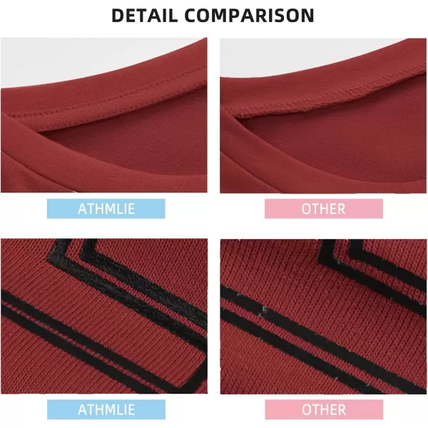 imageATHMILE Womens Oversized T Shirts Loose Fit Crewneck Short Sleeve Tops Summer Casual Blouse Y2K 2024 Basic TeeWinered