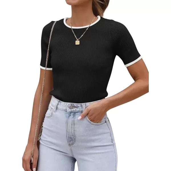 Black&white-short Sleeve