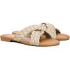 imageATHMILE Womens Flat Sandals Crossover Braided Sandals for Women Fashion Round Open Toe Slip On Slide for Dressy SummerBeige06