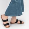 imageATHMILE Womens Flat Sandals Crossover Braided Sandals for Women Fashion Round Open Toe Slip On Slide for Dressy SummerBlack07