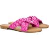 imageATHMILE Womens Flat Sandals Crossover Braided Sandals for Women Fashion Round Open Toe Slip On Slide for Dressy SummerHot Pink06