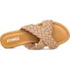 imageATHMILE Womens Flat Sandals Crossover Braided Sandals for Women Fashion Round Open Toe Slip On Slide for Dressy SummerNude06