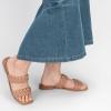 imageATHMILE Womens Flat Sandals Crossover Braided Sandals for Women Fashion Round Open Toe Slip On Slide for Dressy SummerNude07