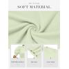 imageATHMILE Womens Puff Short Sleeve Sweater Tops 2025 Spring Summer Trendy Crew Neck Casual T Shirts BlousesMint Green