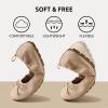 imageATHMILE Ballet Flats Shoes for Women Foldable Womens Flats Comfortable Dressy Bow Round Toe Ballerina Flats for Casual Work Office WeddingNude