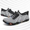 imageATHMILE Water Shoes for Men Women River Shoes Adult Swim Beach Lake Pool Aqua Socks Barefoot Quick Dry for Hiking Surfing Kayaking Size1clight Grey