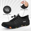 imageATHMILE Water Shoes for Men Women River Shoes Adult Swim Beach Lake Pool Aqua Socks Barefoot Quick Dry for Hiking Surfing Kayaking Size2ablack