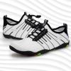 imageATHMILE Water Shoes for Men Women River Shoes Adult Swim Beach Lake Pool Aqua Socks Barefoot Quick Dry for Hiking Surfing Kayaking Size2cwhite