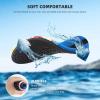 imageATHMILE Water Shoes for Women Men Barefoot QuickDry Aqua Socks for Beach Swim Pool River Yoga Lake Surf Sport Shoes Cruise Essentials Swimming SizeColorful Gradient Palm Tree