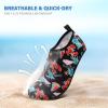imageATHMILE Water Shoes for Women Men Barefoot QuickDry Aqua Socks for Beach Swim Pool River Yoga Lake Surf Sport Shoes Cruise Essentials Swimming SizeColorful Lobster