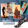 imageATHMILE Water Shoes for Women Men Barefoot QuickDry Aqua Socks for Beach Swim Pool River Yoga Lake Surf Sport Shoes Cruise Essentials Swimming SizeColorful Lobster