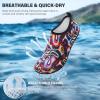 imageATHMILE Water Shoes for Women Men Barefoot QuickDry Aqua Socks for Beach Swim Pool River Yoga Lake Surf Sport Shoes Cruise Essentials Swimming SizeCreative Camouflage