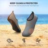 imageATHMILE Water Shoes for Women Men Barefoot QuickDry Aqua Socks for Beach Swim Pool River Yoga Lake Surf Sport Shoes Cruise Essentials Swimming SizeGreyw084