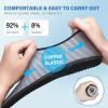 imageATHMILE Water Shoes for Women Men Barefoot QuickDry Aqua Socks for Beach Swim Pool River Yoga Lake Surf Sport Shoes Cruise Essentials Swimming SizeNjacquard Grey