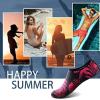 imageATHMILE Water Shoes for Women Men Barefoot QuickDry Aqua Socks for Beach Swim Pool River Yoga Lake Surf Sport Shoes Cruise Essentials Swimming SizeNplant Red